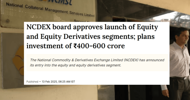 NCDEX Unlisted Shares: Growing Scope of Commodity Investments and Potential